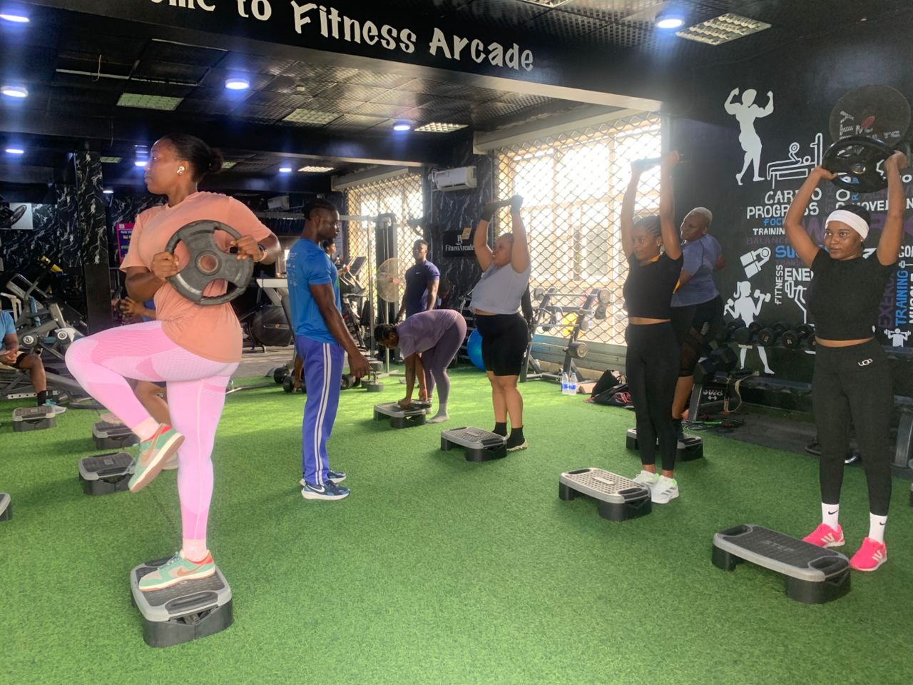 Group fitness class Fitness Arcade Ajah